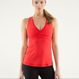 lululemon athletica Red Tank Top